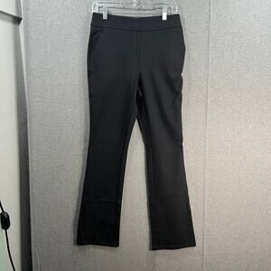 Denim & Co. Ponte Lightly Bootcut Pull On Pant Black, X-Small